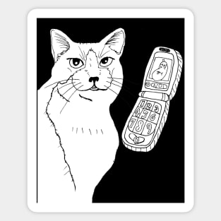 Cat Call Sticker